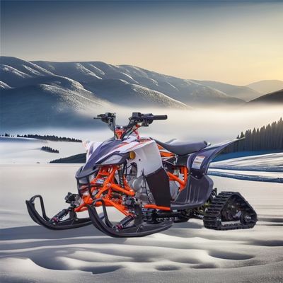 125cc スノーモバイルの電動スタートエンジンのトラックバイク