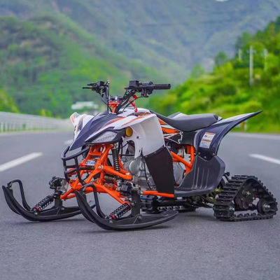 125cc スノーモバイルのATVエンジン スレードスノーバイク 電動スタートと車輪/トラック