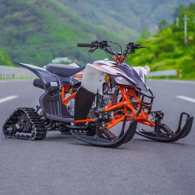 125cc スノーモバイルのATVエンジン スレードスノーバイク 電動スタートと車輪/トラック