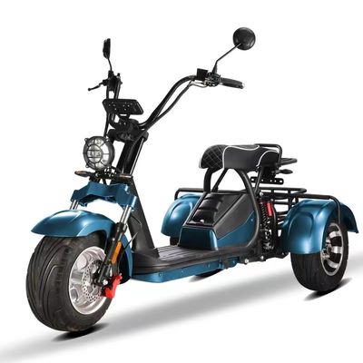 ユニセックス 2000W パワフル 3 輪 脂肪タイヤ 懸垂 電動スクーター 5-6H 充電時間