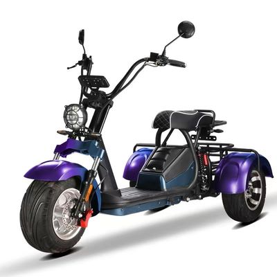 ユニセックス 2000W パワフル 3 輪 脂肪タイヤ 懸垂 電動スクーター 5-6H 充電時間