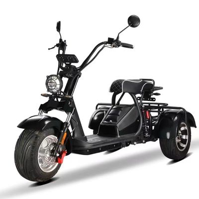 ユニセックス 2000W パワフル 3 輪 脂肪タイヤ 懸垂 電動スクーター 5-6H 充電時間