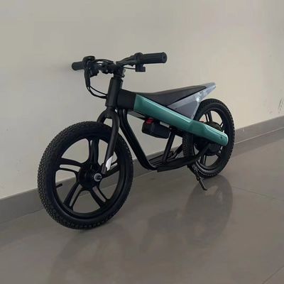 16インチの子供用電気バランスバイク 鋼枠とチタンリーム材料