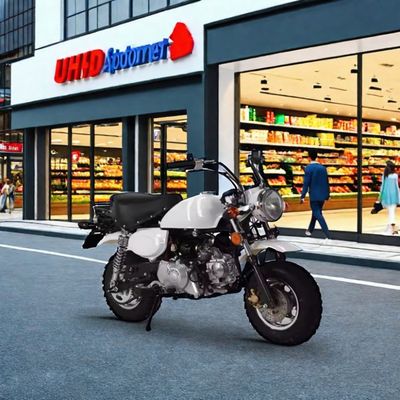 100-200CC 排気量 電気スタート モンキーバイク 標準付きミニピットバイク