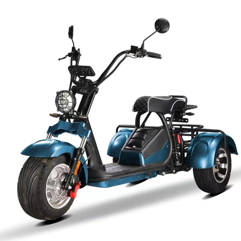 ユニセックス 2000W パワフル 3 輪 脂肪タイヤ 懸垂 電動スクーター 5-6H 充電時間