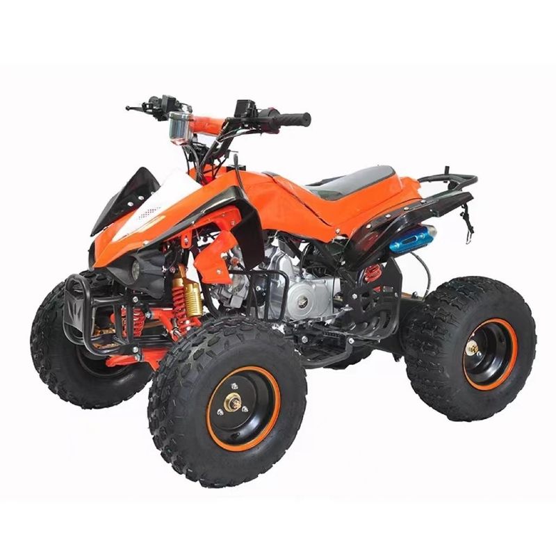 110cc/125CC ガソリンパワー フロントドラムとバックディスクブレーキシステム付きの四輪四輪バイク